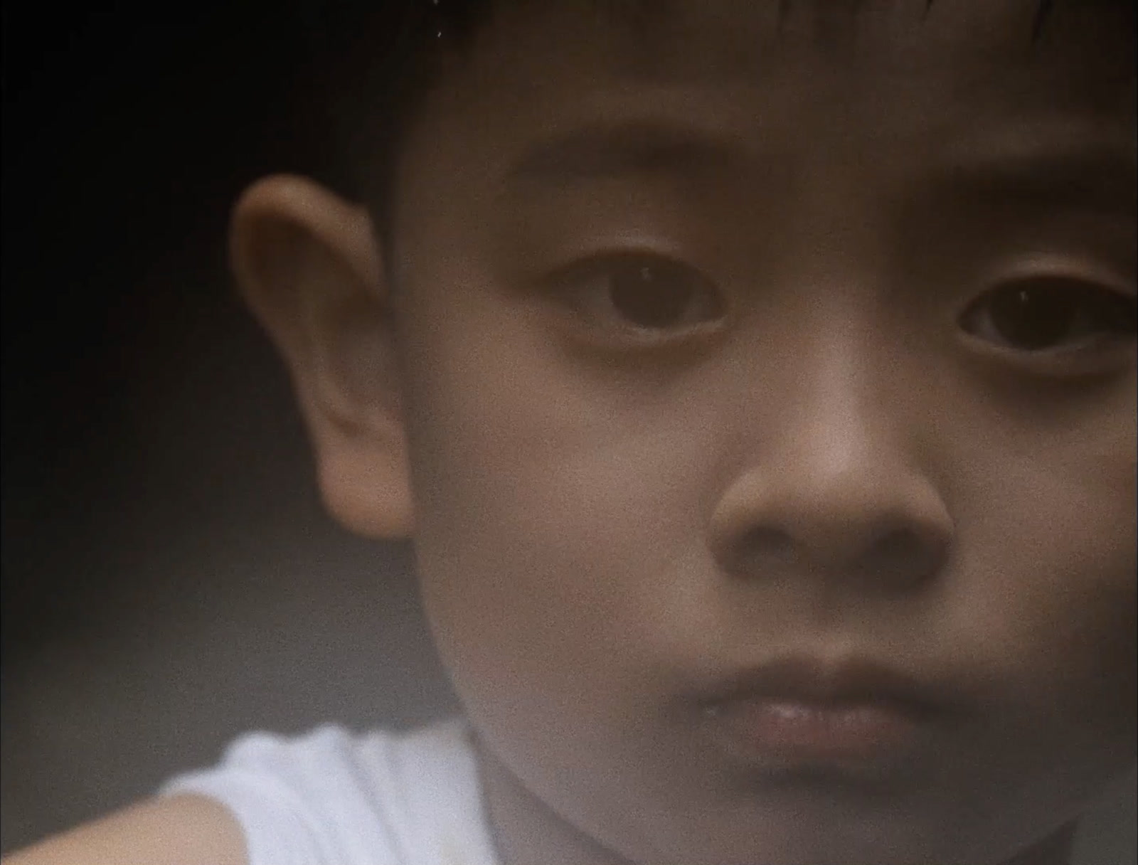 A child in close-up