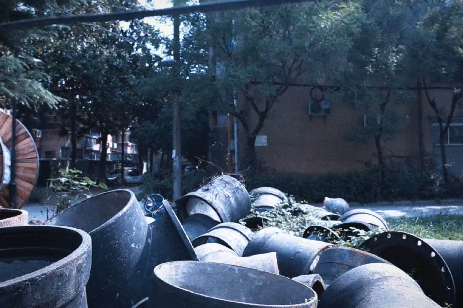 An industrial yard, Wandering in Fairyland