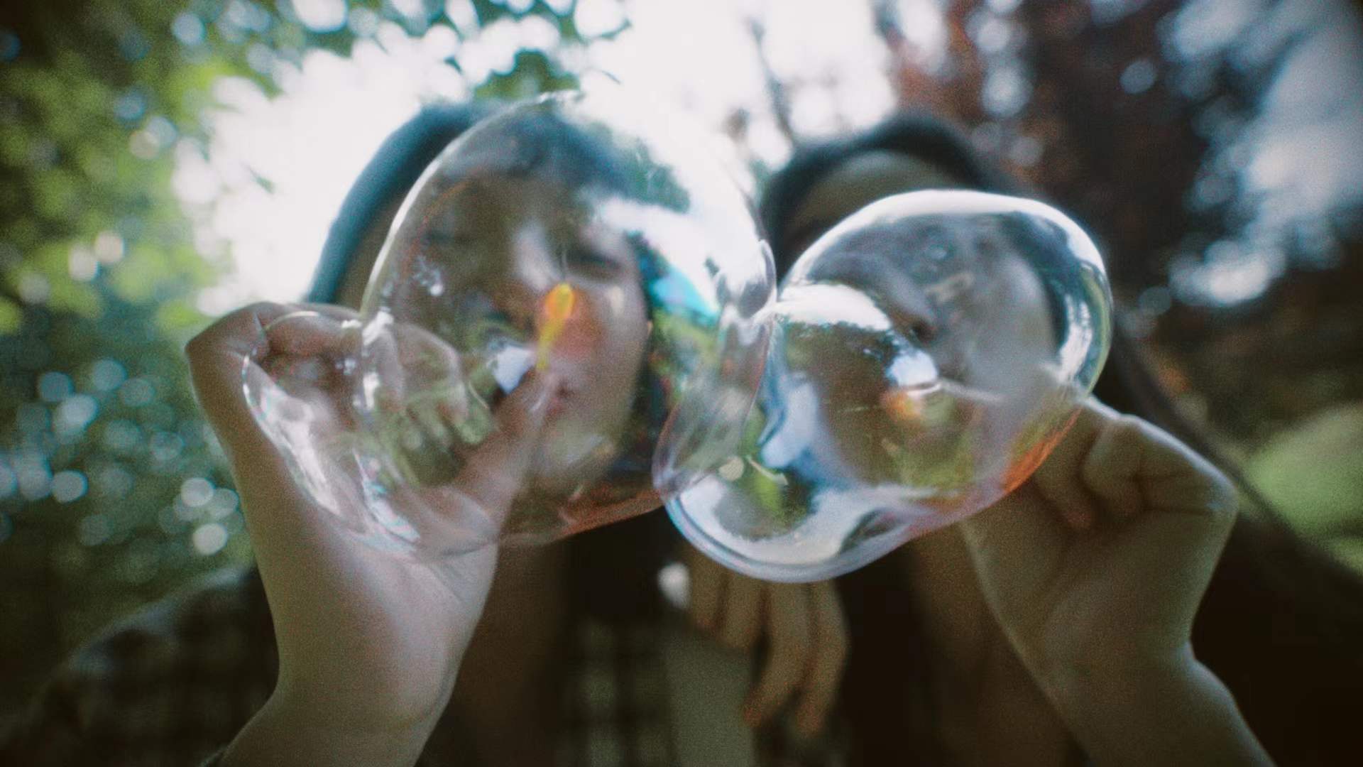 FUJIFILM | STAY WITH ME — soap bubbles in soft sunlight